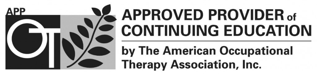 Approved Provider of Continuing Education by the American Occupational Therapy Association, Inc.