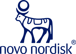 Company logo for Novo Nordisk