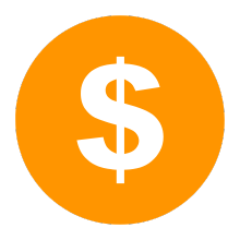 USC Cost Icon Orange